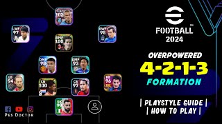 Overpowered 4213 Formation  New Meta in eFootball 2024 Mobile [upl. by Esinehc]