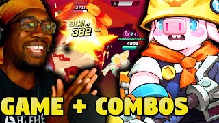 SMASH LEGENDS Brick Gameplay amp Combos [upl. by Anileuqcaj]