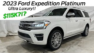 ULTRA LUXURY 2024 Ford Expedition Platinum Review [upl. by Amliv]