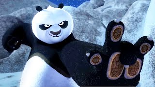 Kung Fu Panda Legends of Awesomeness  Po Sits on Tigress [upl. by Amej]