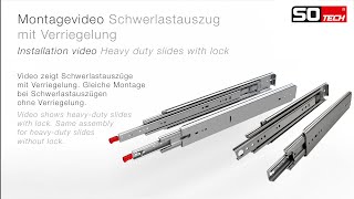 Montagevideo Schwerlastauszug [upl. by Aleda]