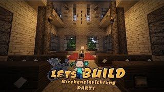 Kirche Inneneinrichtung Part 1  Minecraft Tutorial  HD [upl. by Midan]