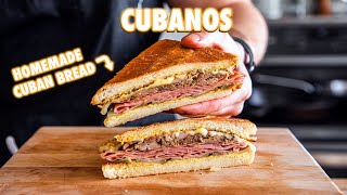 How To Make Cubanos with Homemade Cuban Bread [upl. by Fairbanks969]