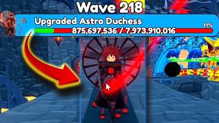 INSANE GLITCH Wave 218 Speedrun in Toilet Tower Defense TTD Highest Wave [upl. by Murage]