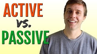 How to Use Active amp Passive Voice to Improve Your Grammar [upl. by Tarrsus]