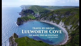 TRAVEL BY DRONE  DJI MAVIC PRO 4K  LULWORTH COVE DORSET [upl. by Eetnuahs]