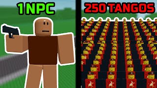 1 NPC vs 100 TANGOMANGLES [upl. by Ecneralc]