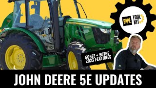 John Deere 5E Series with Premium Cab 2023 [upl. by Leupold]