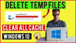 How to remove temporary files on Windows 10  Free up disk space [upl. by Basile]