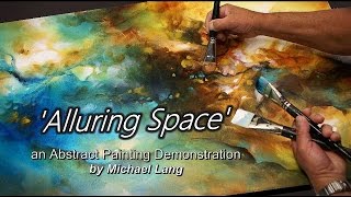 Blending amp Shading an Abstract Painting using washes Technique [upl. by Nevaj739]