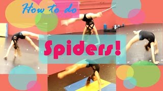 How To Do A Spider Advanced Acro Trick [upl. by Nessah]