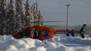 Helicopter Alaska Emergency LifeMed Life Flight Glennallen Alaska Remote Lifesaving flight [upl. by Fredkin]