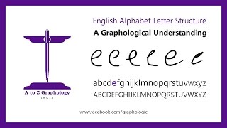 e for cultured thinking Letter clues Graphological meaning of letter e  A to Z Graphology [upl. by Hoshi]