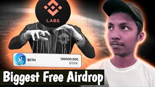 🔥Backed By Binance Lab Airdrop  claim 10K Airdrop  Turns Your 0 into 2000 by farming AirDrop [upl. by Rucker322]