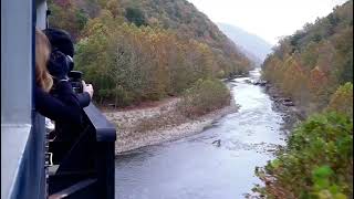 Potomac Eagle Scenic Railroad  Trough Canyon Fall Foliage Excursions [upl. by Naej]