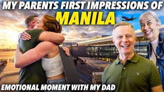 My Parents are in MANILA Picking them up from NAIA Their First Time Seeing Philippines [upl. by Cesya241]