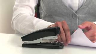 Flatclinch stapler Novus B4FC  application [upl. by Anibor]