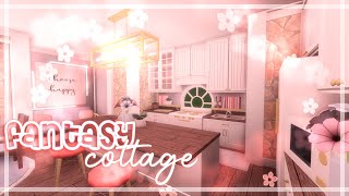 Fantasy Family Cottage  Bloxburg Speedbuild  Nixilia [upl. by Phip]