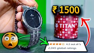 New Premium Watch under ₹1500 ⚡Titan Karishma Analog Watch Unboxing amp Review [upl. by Berkman218]