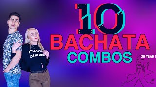 10 Advanced Bachata Combos YOU MUST KNOW MariusampElena Bachata [upl. by Euqinotna]