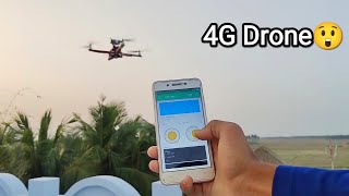 Unlimited Drone Range Part 2  4G LTE Drone  NodeMcu [upl. by Ennove]