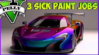 GTA 5 quotPAINT JOBSquot Best rare paint jobs GTA 5 PAINT GUIDE GTA ONLINE SECRET PAINT JOBS [upl. by Aloin]