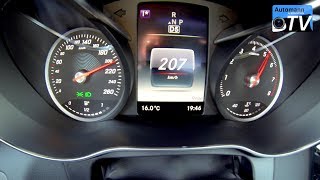 2015 Mercedes C 180 156hp  0208 kmh acceleration 1080p [upl. by Lav791]