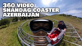 360° camera thrills on the Shahdag Coaster An Epic Ride Through Azerbaijans Majestic Mountains [upl. by Klug]