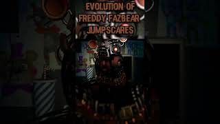 Evolution of Freddy Fazbear Jumpscares fnaf shorts [upl. by Htessil37]