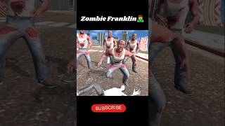 Zombie Franklin🧟‍♂️ In Indian bike driving 3dgaming shorts youtubeshorts [upl. by Nnyre]