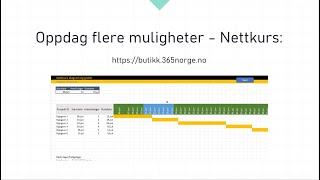 Excel tips Slik lager du gantt diagram med fremdriftsplan i Excel [upl. by Phail]