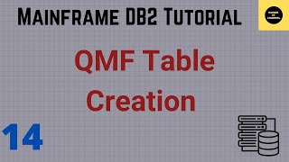 SQL Table Creation Using QMF  Mainframe DB2 Practical Tutorial  Part 14 [upl. by Aissatsana]