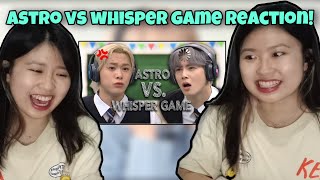 ASTRO’s funniest whisper challenge moments First Time Reaction By SuperZaiyanTV [upl. by Ahsiliw352]