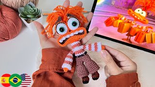 Ansiedad Amigurumi Tutorial🧡  Personajes de Inetensamente Crochet✨ [upl. by Petty894]