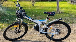 Ancheer Electric Bike  Folding Electric Mountain Bike in 2019 [upl. by Eam852]