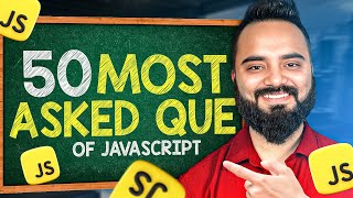 50 JavaScript Interview Questions Solved in 1 Hour [upl. by Dolf]