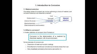 Corrosion Lecture 1 Introduction [upl. by Gaspar]