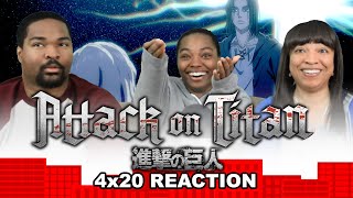 Attack on Titan 4x20 Memories from the Future  GROUP REACTION [upl. by Ludeman829]