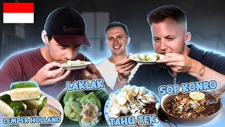 This is what Westerners Really think About Indonesian Food Ft harryjaggardtravel amp LukeDamant [upl. by Yziar]