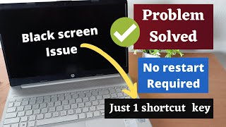 black screen issue in laptop  laptop black screen problem  laptop black screen fix problem solved [upl. by Nahsor489]