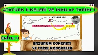 Atatürk ilkeleri ve inkılap tarihi 1  Erzurum Kongresi  Aöf inkılap tarihi 1  inkılap tarihi [upl. by Hescock]