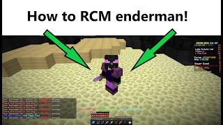 How to RCM enderman slayer Hypixel Skyblock [upl. by Ancier131]