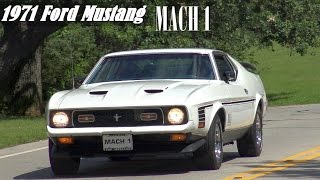 1971 Ford Mustang Mach 1 Supercharged custom musclecar 4K Road Test [upl. by Adnilreb568]