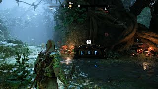 God of War  Volunder Mines All Collectible Locations Ravens Chests Artefacts Shrines  100 [upl. by Cirad]