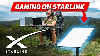 Gaming with Starlink on top of a MOUNTAIN  Vanlife Gaming [upl. by Beach]