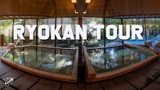 Japanese Ryokan Tour  Our Stay at a Japanese Inn  The Planet D [upl. by Arimat]