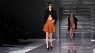 Emporio Armani  2010 FallWinter Womenswear Fashion Show [upl. by Cliffes]