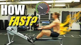 Rowing Machine How Fast Should You Row [upl. by Raama14]