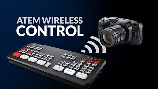 How to Control Blackmagic Cameras Wirelessly with ATEM Software Control [upl. by Wilterdink]