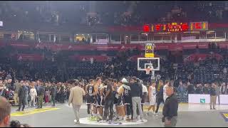 Partizan  Cibona Kraj utakmice [upl. by Aratak]